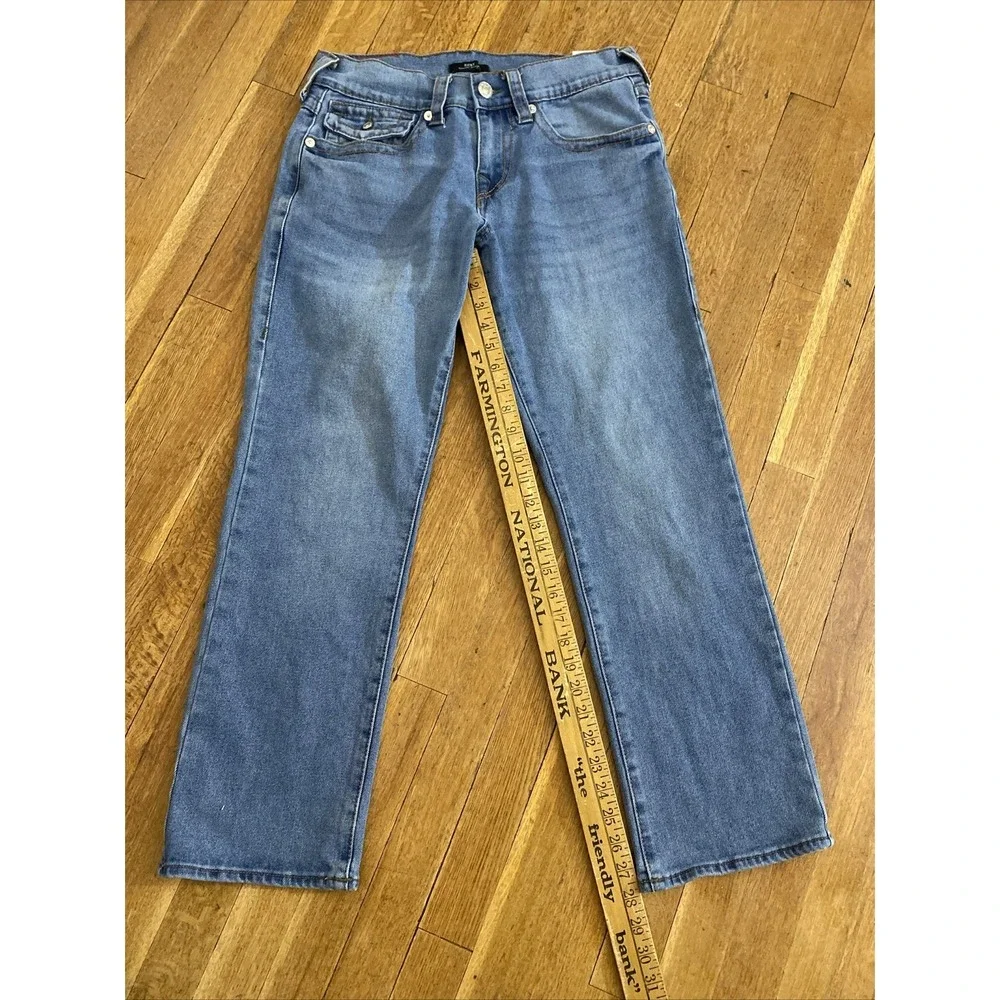 True Religion Ricky Relaxed Straight Denim Jeans Men's Tag 30 Actual 31 X 28